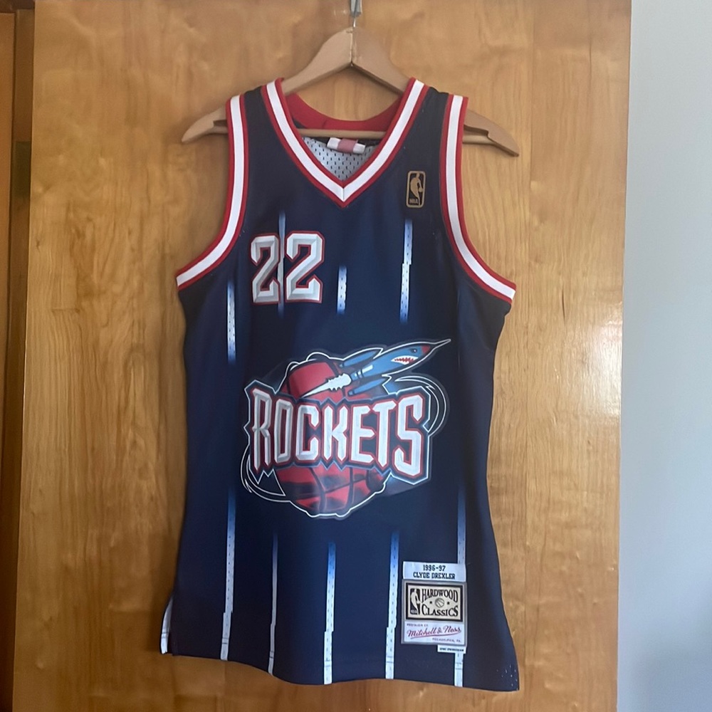 Authentic Mitchell & Ness Clyde Drexler Jersey